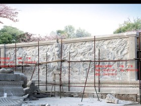 九龙壁石雕制作过程