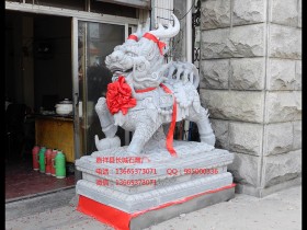 石雕麒麟摆放的位置要注意什么