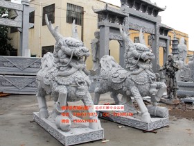 石雕麒麟多少钱一对