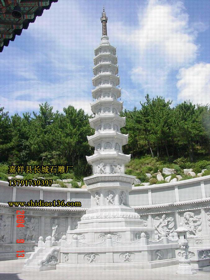 寺院宝塔，佛塔，石塔