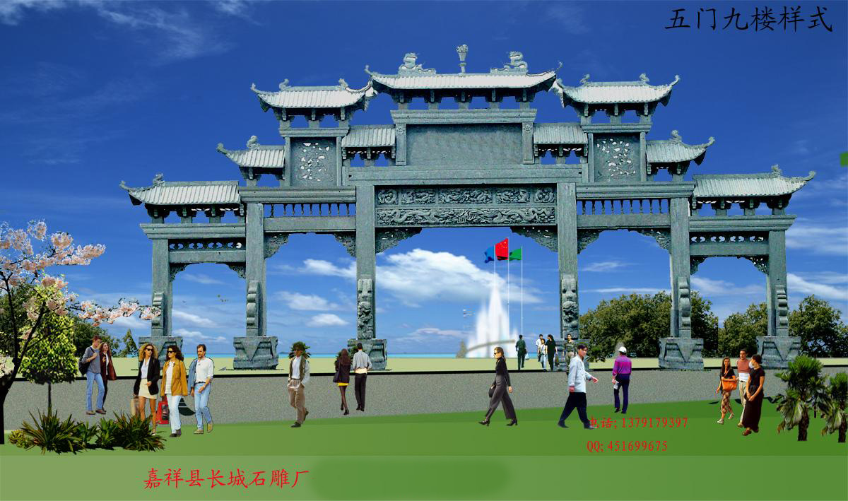 石牌楼，牌坊，牌楼石雕
