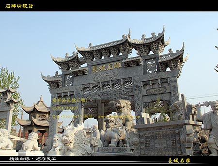 石牌坊价格区别_专业石雕牌坊加工厂