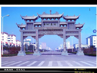 石牌坊之乡的牌坊经典造型