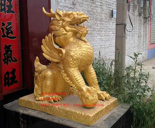 家门口为什么要放置麒麟石雕呢
