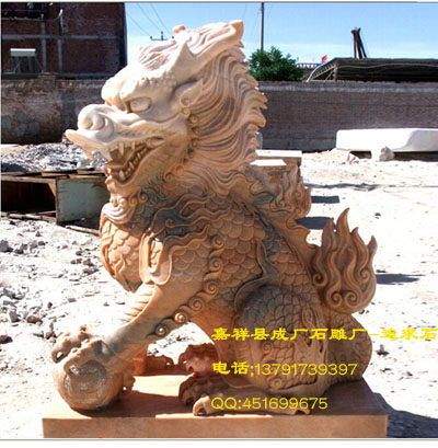 火麒麟石雕中华文化的精华所在