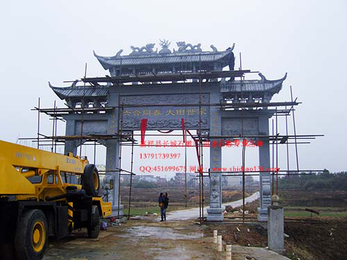 中阳石牌楼，石牌楼中的经典建筑