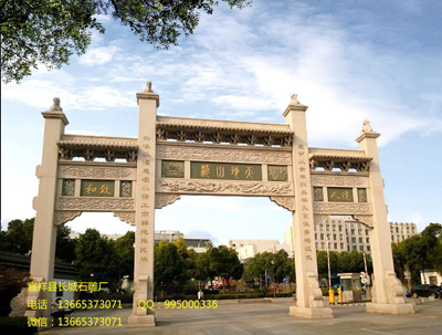 决定现代石牌楼价格的因素有哪些