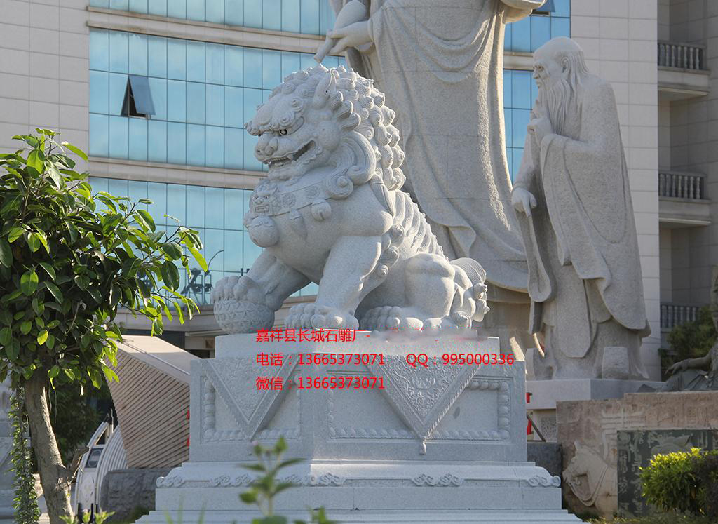花岗岩石雕狮子样式图片