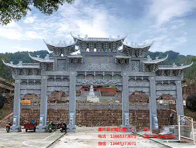 传统石雕牌楼的发展建筑