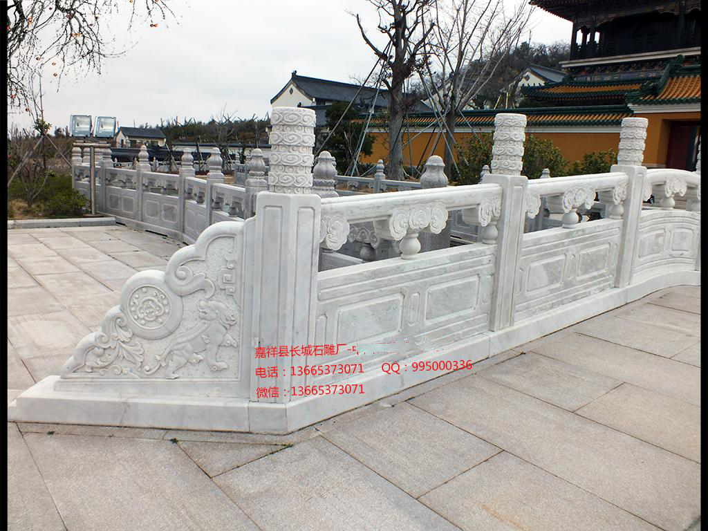 石雕栏杆，花岗岩石雕栏杆,石栏杆效果图