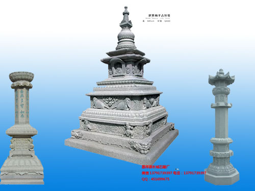 寺院石雕佛塔经幢雕刻-佛家艺术的精华