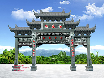 石牌坊雕刻工艺