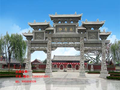 石头大门石牌坊为什么是标志性建筑