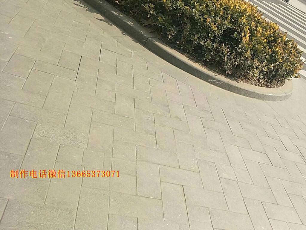 园路青石板图片